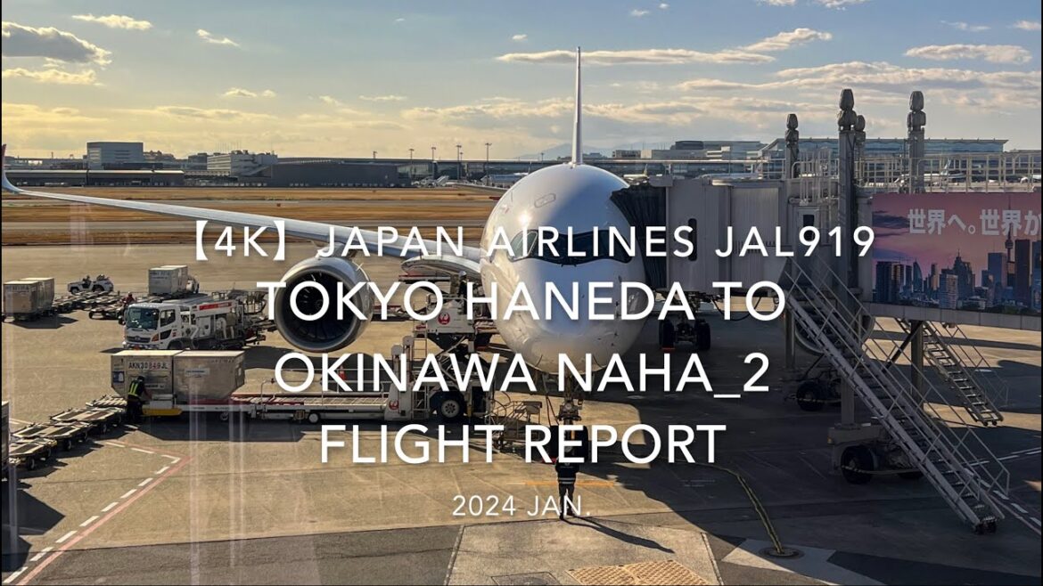 【Flight Report 4K】2024 JAN JAPAN AIRLINES JAL919 TOKYO HANEDA to OKINAWA NAHA 2 日本航空 羽田 to 那覇 搭乗記 【Flight Report 4K】2024 JAN JAPAN AIRLINES JAL919 TOKYO HANEDA to OKINAWA NAHA 2 日本航空 羽田 to 那覇 搭乗記