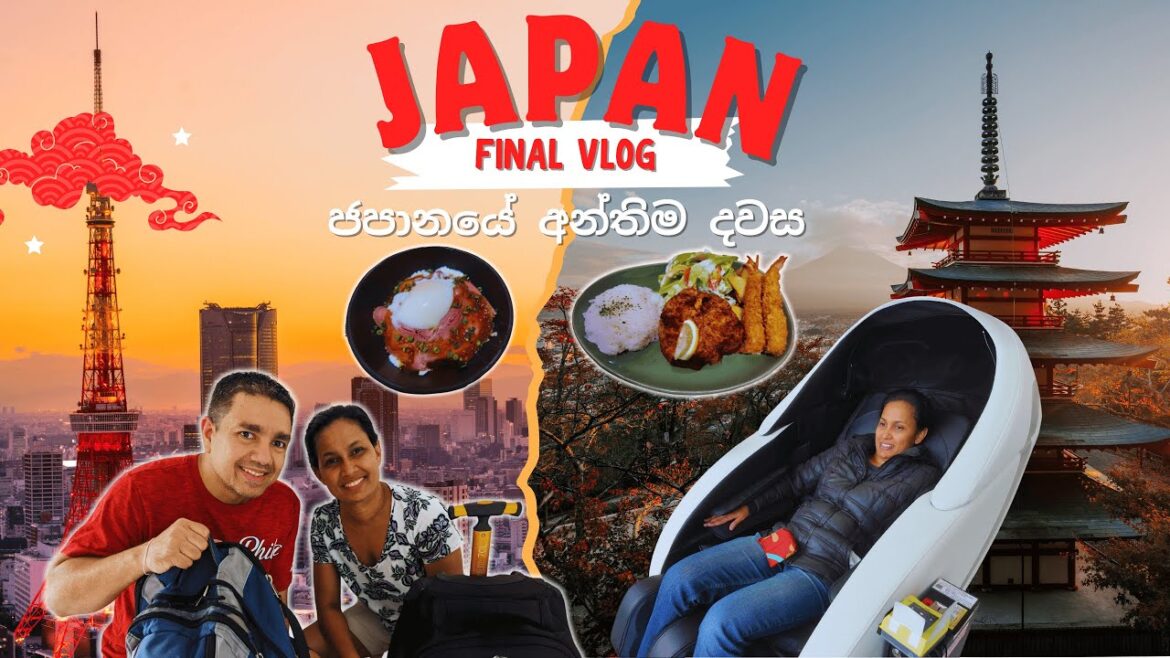 Narita එයාපෝට් එකේදි ගත්ත සුපිරි මසාජ් එක / Japan Tour Final Day / Back to Melbourne / Sinhala vlog