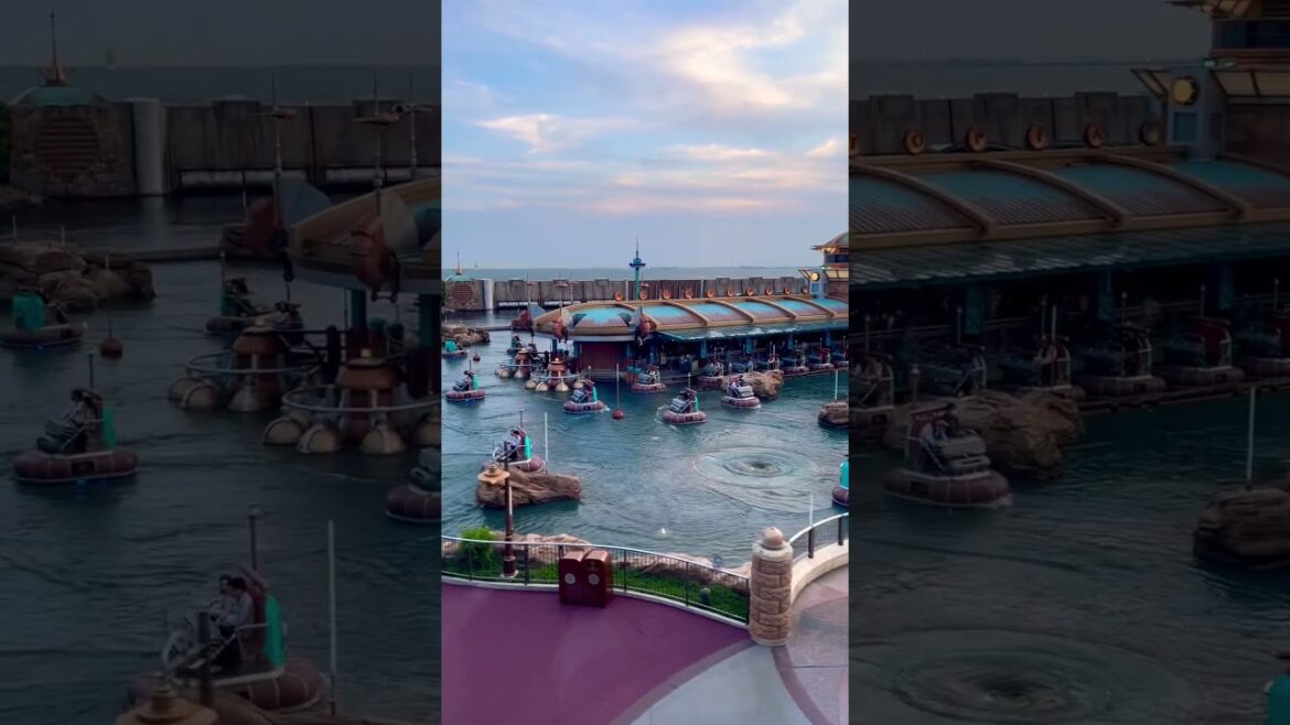 Aquatopia Views from the Train at Tokyo DisneySea #shorts #disney #tokyodisneysea