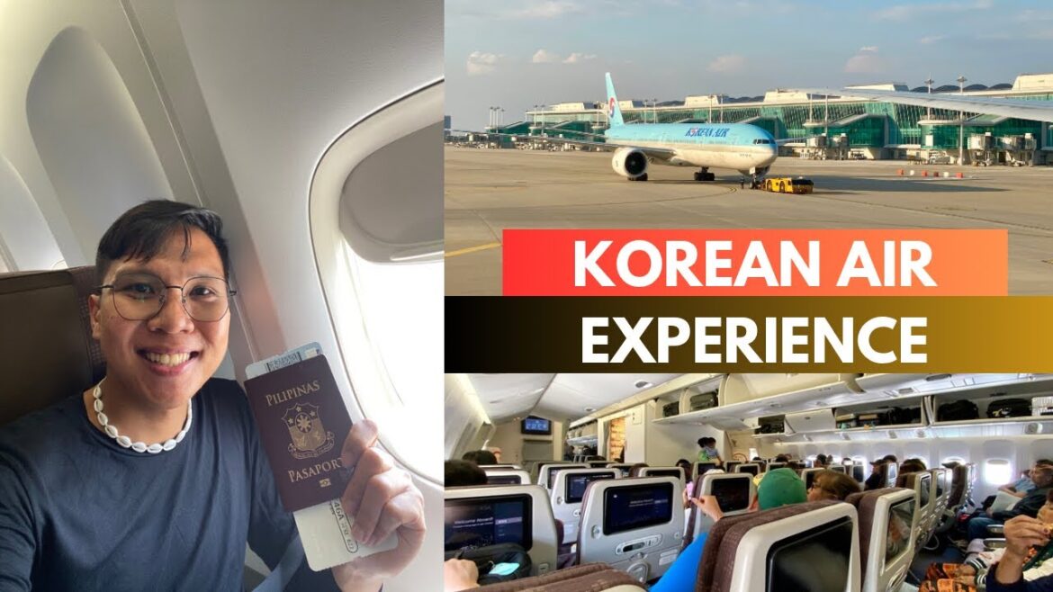 First Time in 5-Star Korean Air | Manila to Korea Review