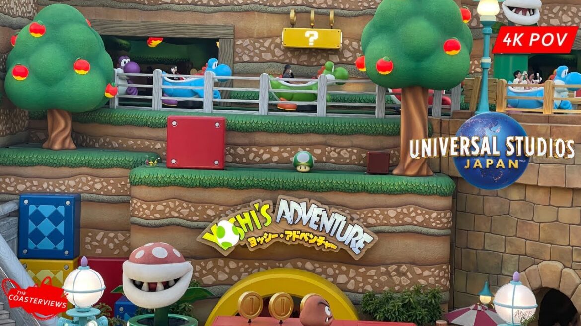 Yoshi's Adventure [4K POV] Universal Studios Japan - Nintendo World
