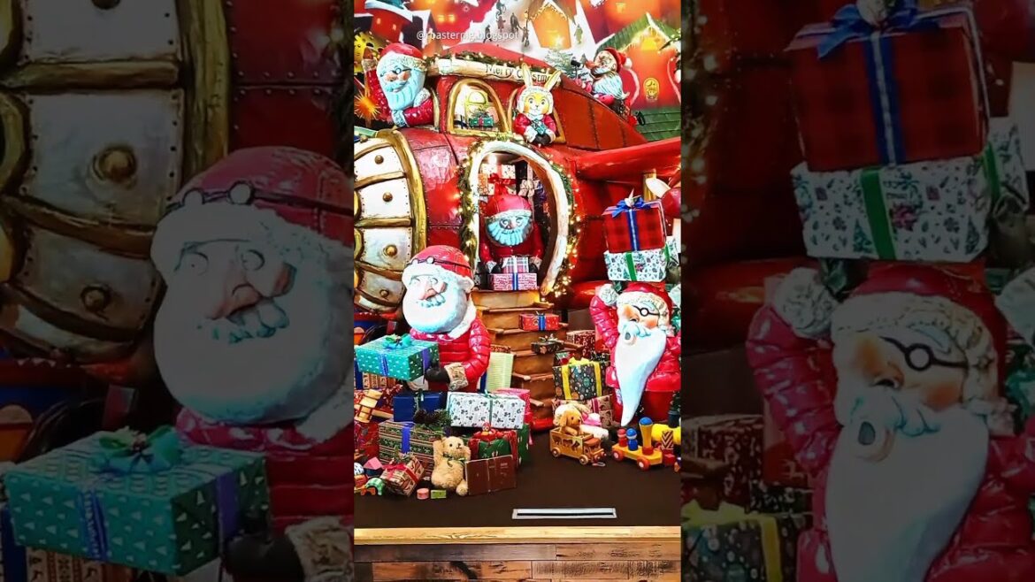 2024 Christmas Market, Illuminations in Osaka with Subtitle , Japan Lighting Xmas Feast of Lights