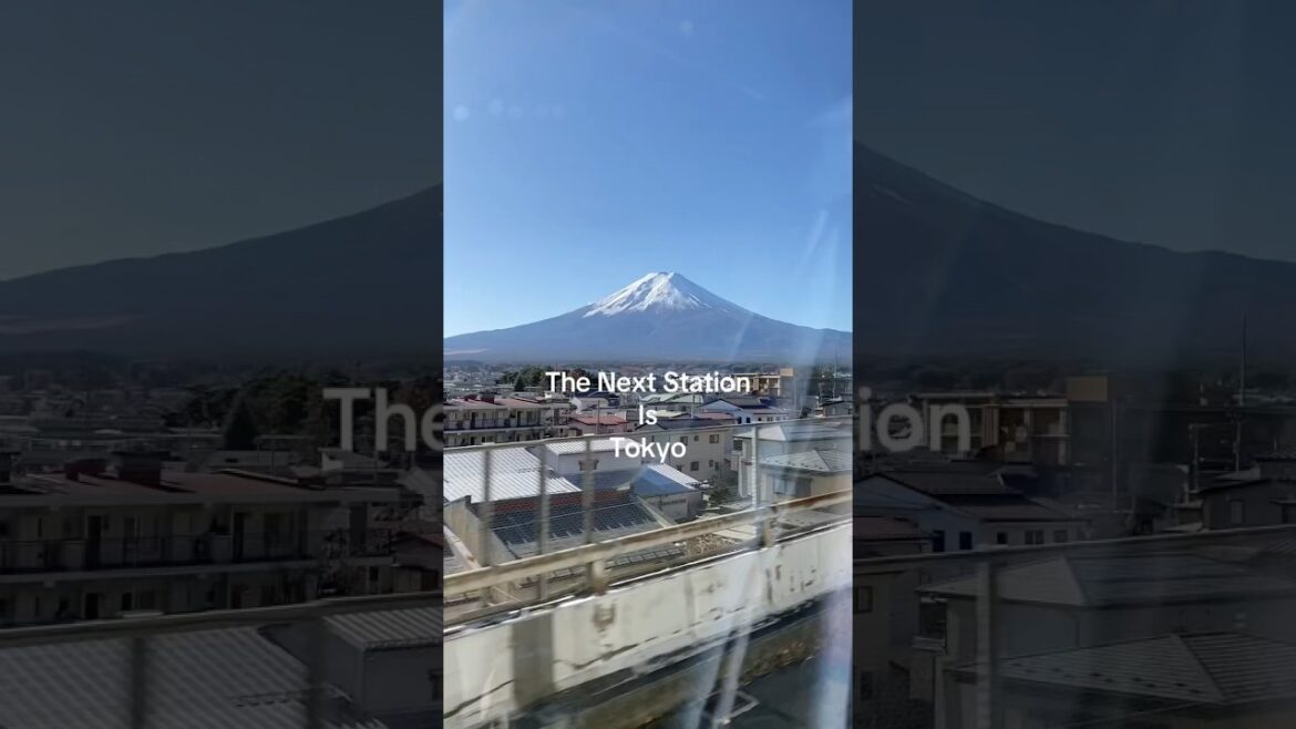 Next station is Tokyo #aesthetic #mtfuji #japantravel #japan #travel