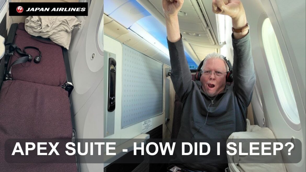 Japan Airlines APEX Suite - How did I sleep on this flight from Frankfurt to Tokyo's Narita?