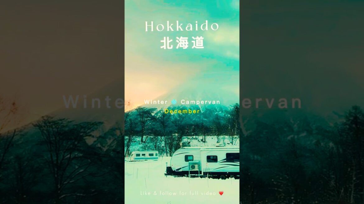 ❄️Hokkaido•北海道🇯🇵Campervan Experience | December #winter | Like & Follow for upcoming video❤️ ❄️Hokkaido•北海道🇯🇵Campervan Experience | December #winter | Like & Follow for upcoming video❤️