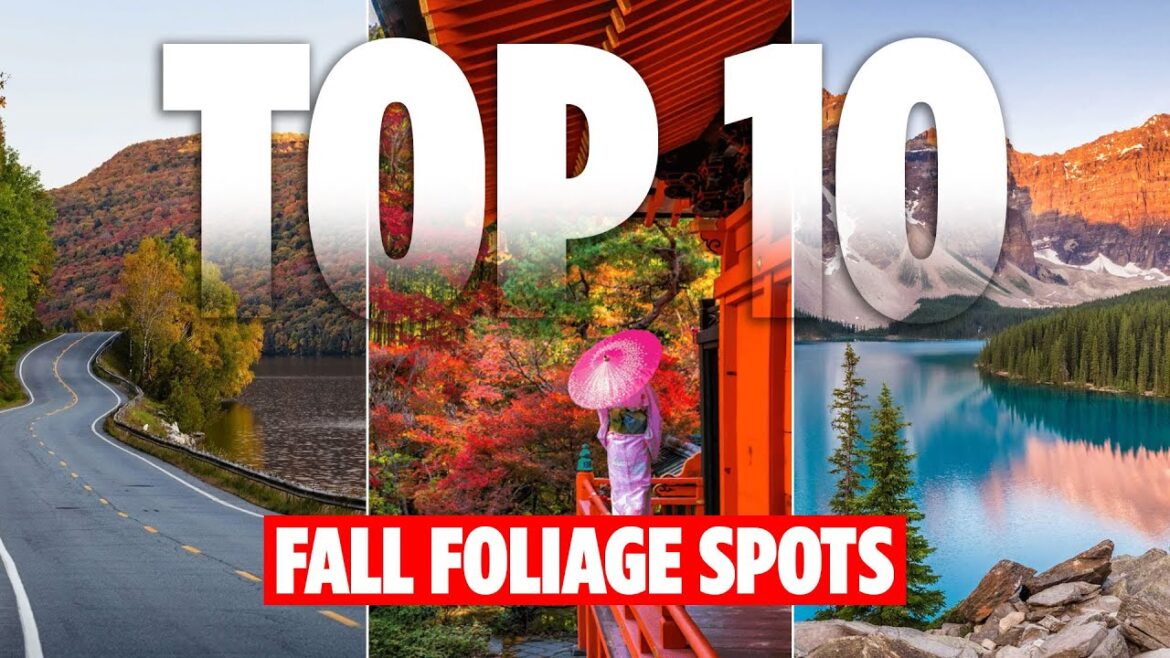 🟢 Top 10 Best Places to See Fall Foliage 🍁✨ | Explore Edge
