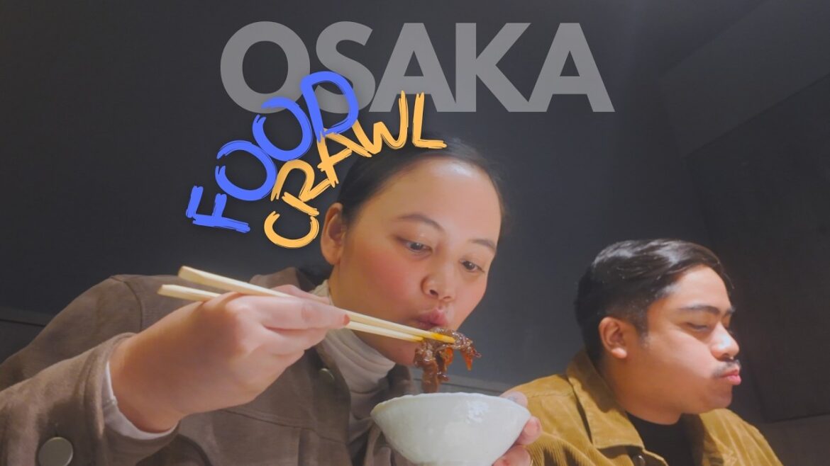Amazing Osaka Food Crawl | Japan 🇯🇵