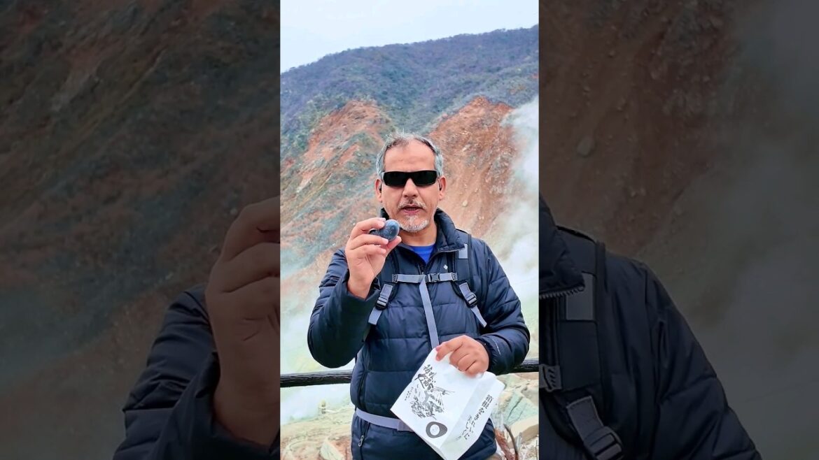 Exploring Owakudani's Black Eggs | Hakone, Japan Experience 大涌谷黒たまご