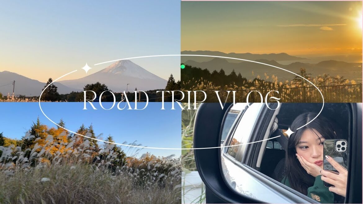 road trip vlog | Fuji-san, Shuzenji, Atami, Hakone | beautiful Japanese autumn