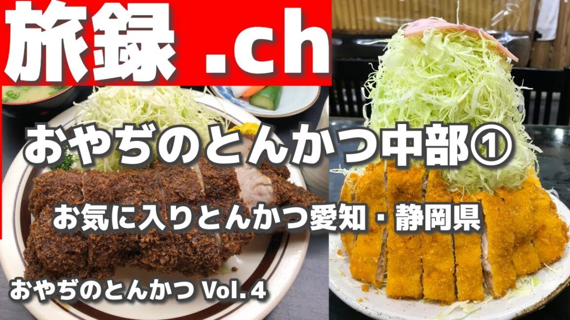 #60【旅録.ch】おやぢのとんかつ 中部その１(愛知・静岡)  #走食系おやぢ #おやぢの歩き方