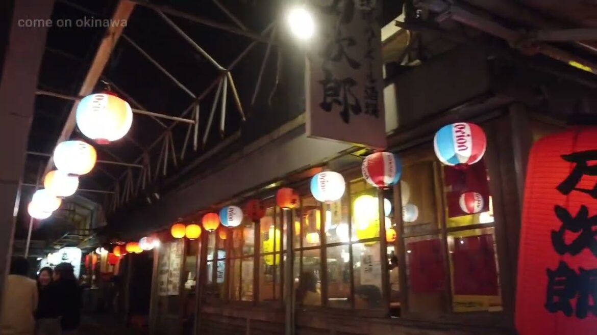 【沖縄観光　国際通り編】むつみ橋通りから牧志公設市場周辺のせんべろ街を歩いたよ！#kokusai street #国際通り #沖縄 #観光 #夕方散歩 #沖縄旅行