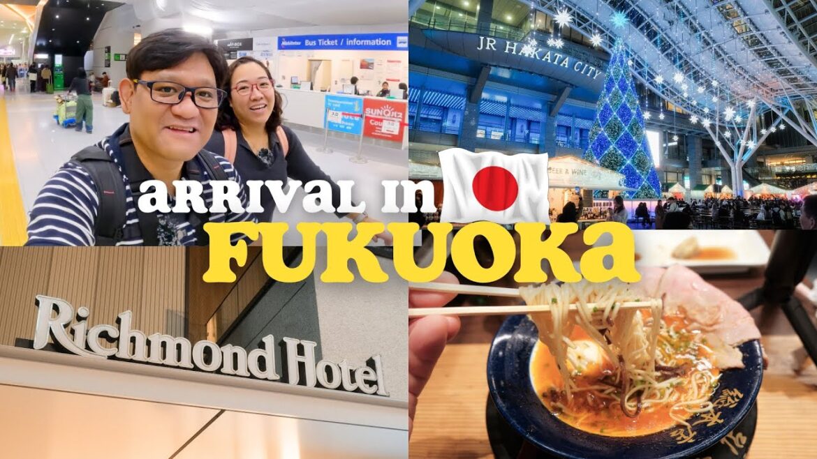 Arriving in Fukuoka: Tenjin Hotel Stay | Room Tour | Best Ramen & Hakata Christmas Market ππ―π΅ Arriving in Fukuoka: Tenjin Hotel Stay | Room Tour | Best Ramen & Hakata Christmas Market ππ―π΅