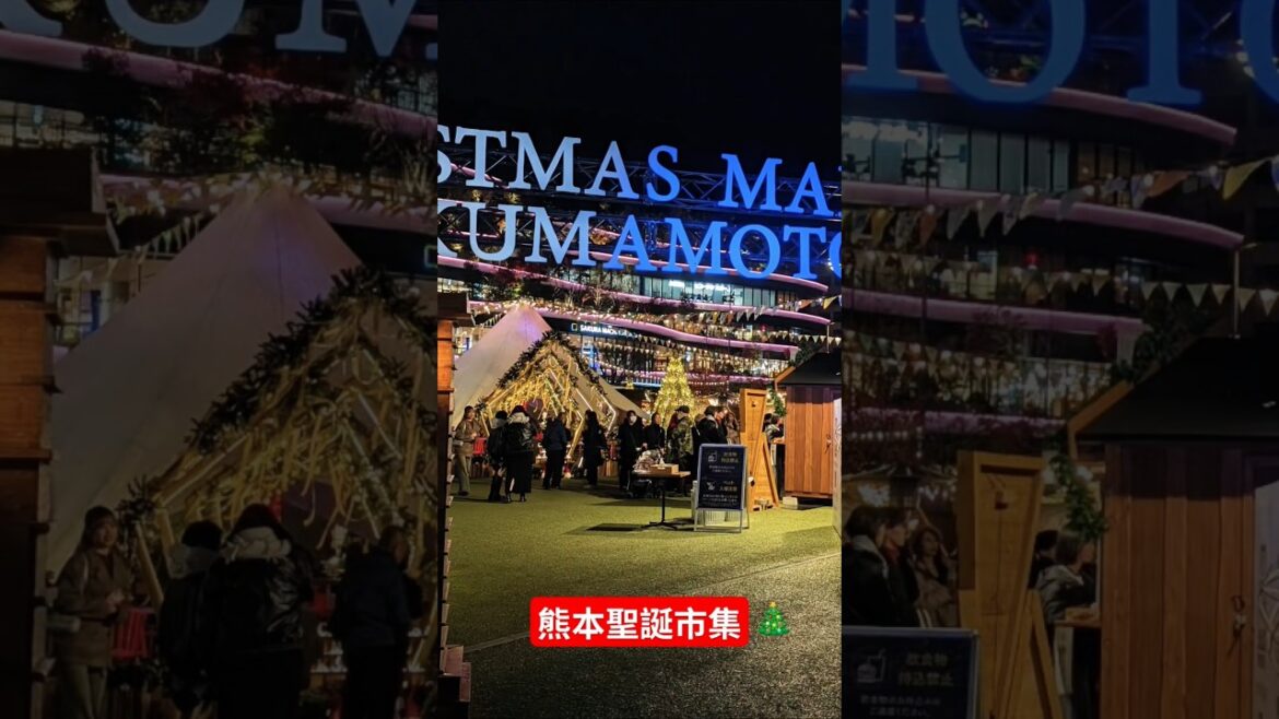2024熊本聖誕市集 #merrychristmas #shorts #kumamoto #japan #christmasmarket