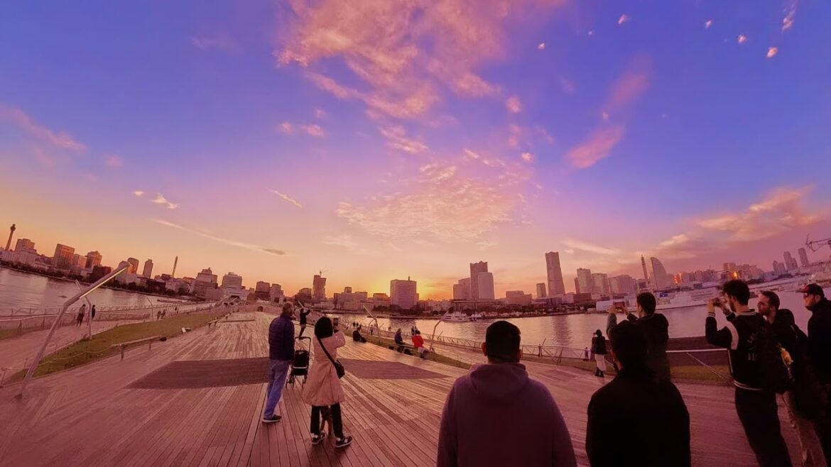 Yokohama, Kanagawa,  Red Brick Warehouse - Port of Yokohama Osanbashi 2024 4K [4k walking video]