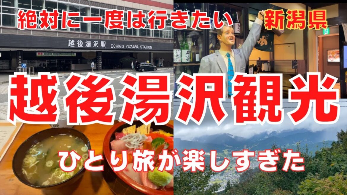 【日帰り越後湯沢の旅】絶景・グルメ・充実した駅ナカを満載〜日帰りで新潟を満喫できる観光コースを紹介！Trip To  Echigoyuzawa Niigata,Japan Vlog
