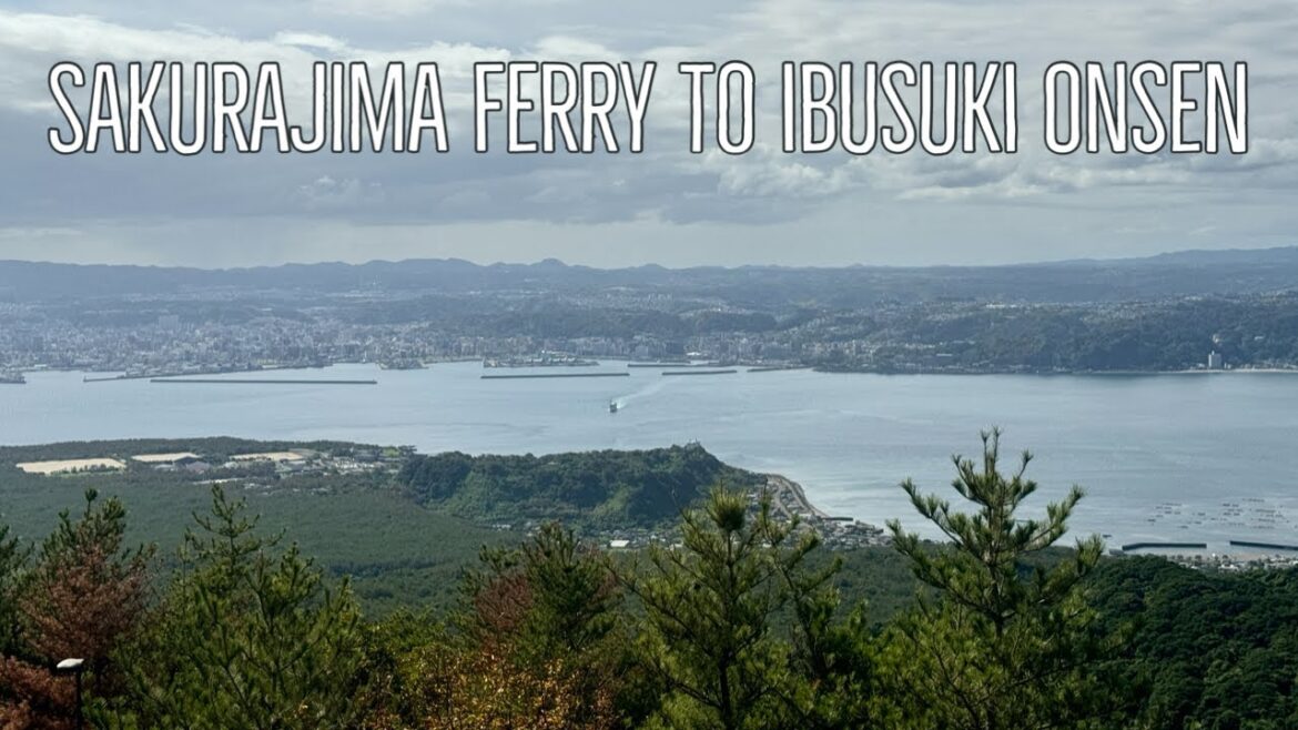 [4K Japan Drive] Sakurajima Ferry to Ibusuki Onsen