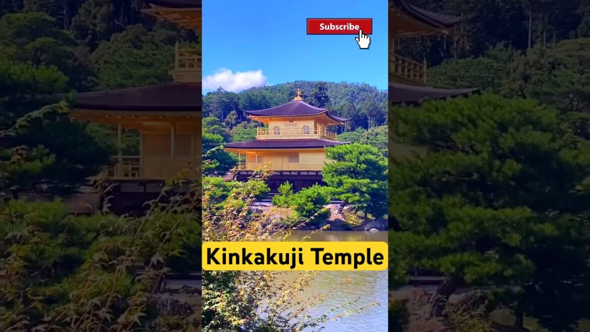 Kinkakuji Temple/ Golden pavilion (Golden Temple) Kyoto, Japan  #travel #shorts  #japan #temple