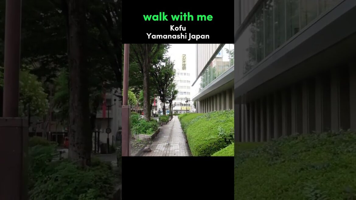 Walk With Me in Kofu | Yamanashi Japan Walking Tour