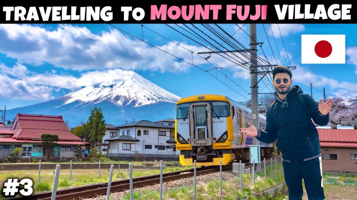 Beautiful Train Journey to MOUNT FUJI VILLAGE 🇯🇵