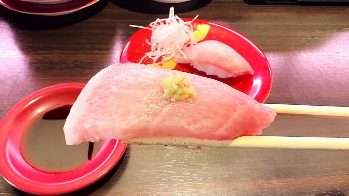 This sushi will disappear in an instant.