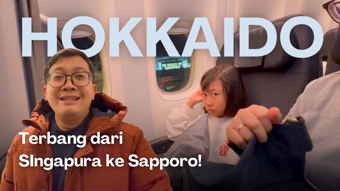 Terbang dari Singapura ke Sapporo | Flying from Singapore to Sapporo