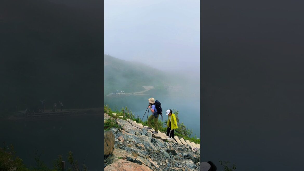 Happo ike pond hiking #hikingng#shorts