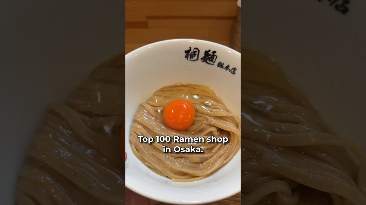 Top 100 ramen in Osaka #japanesefood #foodtraveljapan #osakafood #ramen #osakajapan #shorts