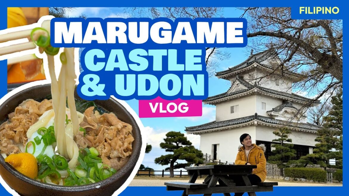 Vlog: MARUGAME CASTLE & UDON Itinerary • Shikoku Island • How to Get Here • The Poor Traveler Japan