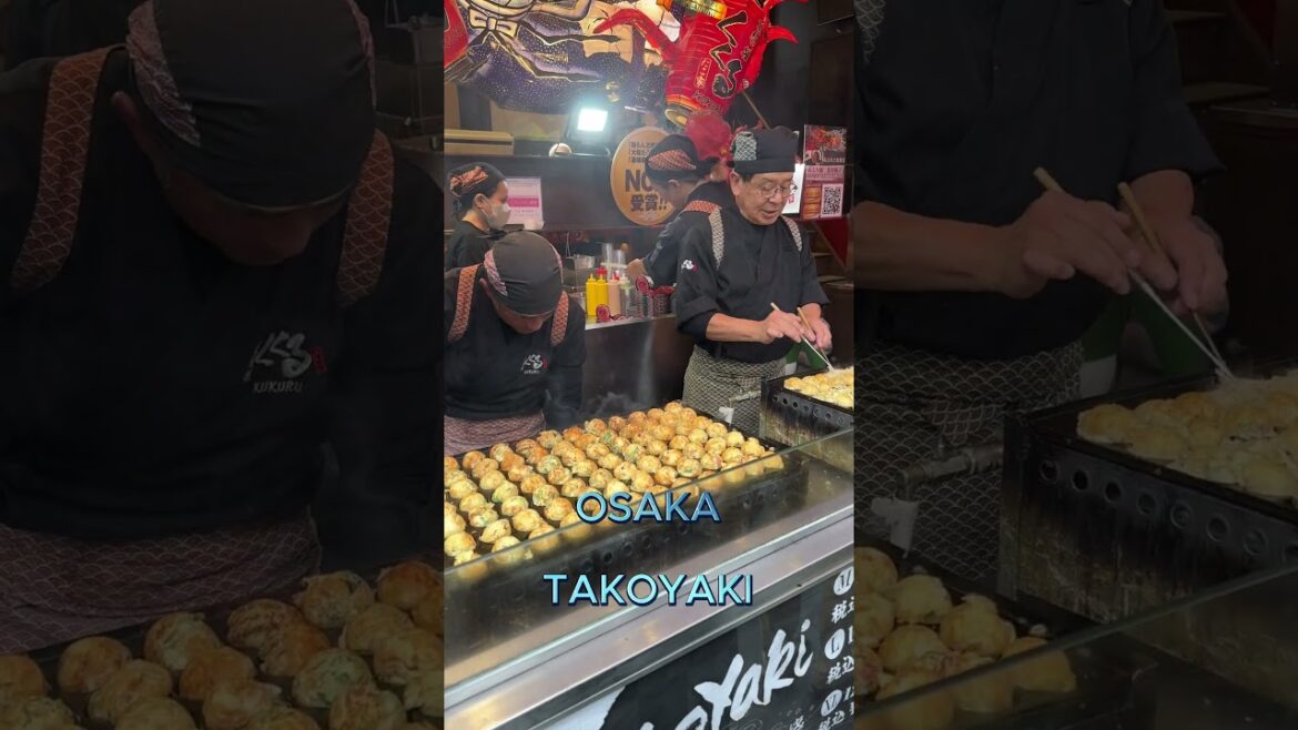 ★SHORTS011 일본 오사카의 타코야키