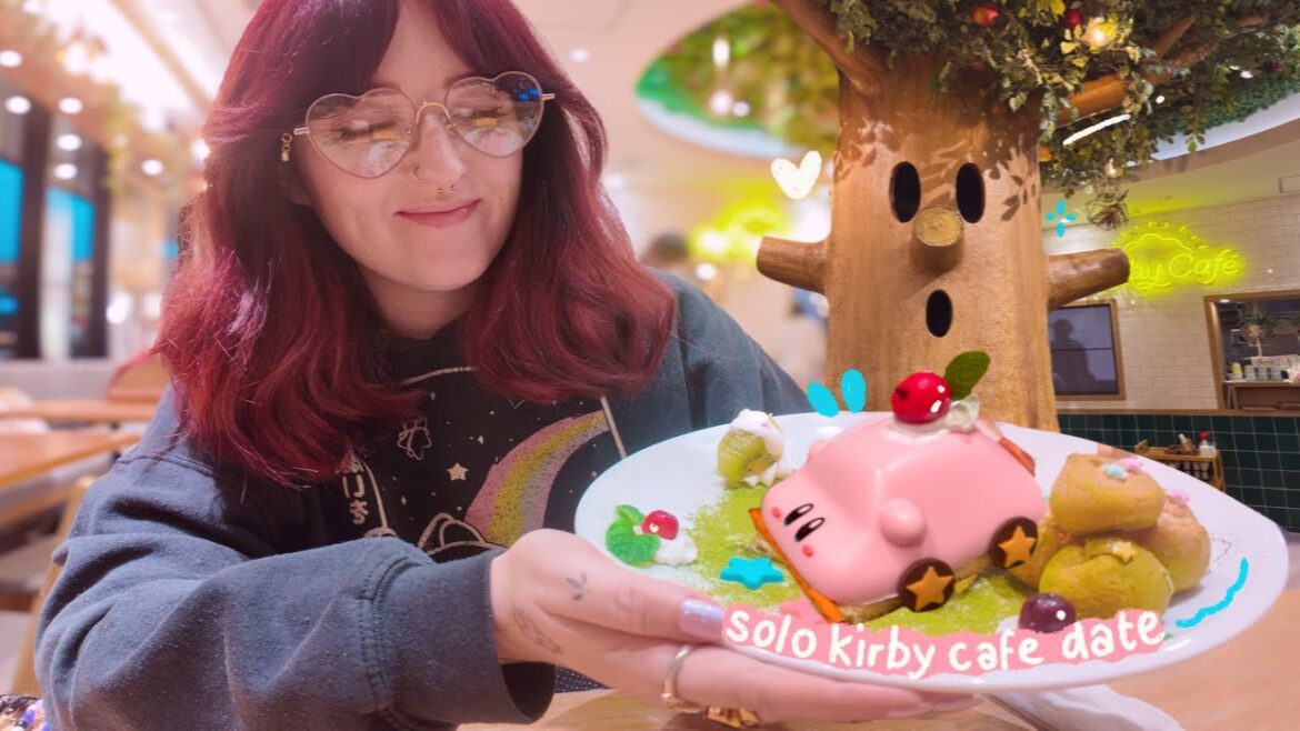 Kirby Cafe Tokyo Solo Date | Cute Cafe Tour & Shopping Japan Vlog 🍰💕