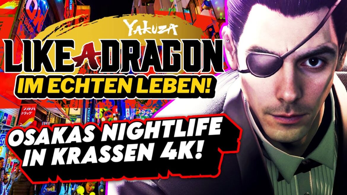 So ist das KRASSE NACHTLEBEN von OSAKA!  🔴 LIKE A DRAGON / YAKUZA 4K-Tour in DOTONBORI mit Gregor