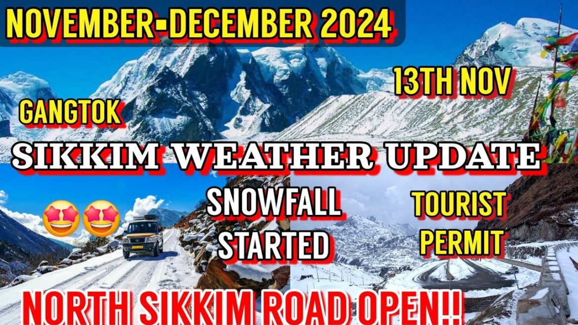 North Sikkim Tour 2024|Gangtok To Zero Point|Sikkim Weather Update|Sikkim Tour 2024