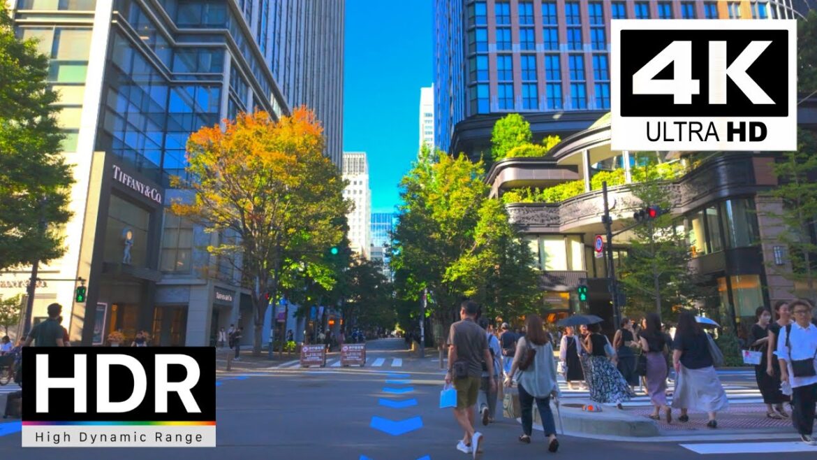 Marunouchi 2024 - Tokyo 4K Autumn Walking Tour, Japan Street Walk｜4K HDR 60fps