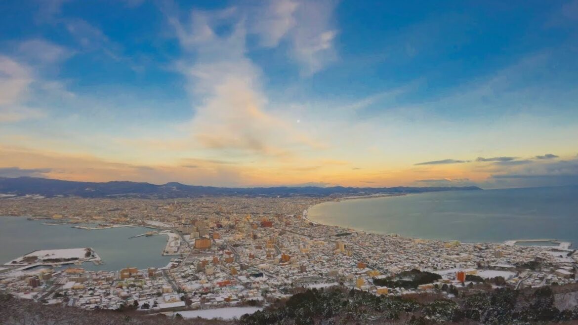 Christmas Hakodate Ropeway Ride Featuring Cityscape of Hakodate Hokkaido✨ Christmas Hakodate Ropeway Ride Featuring Cityscape of Hakodate Hokkaido✨