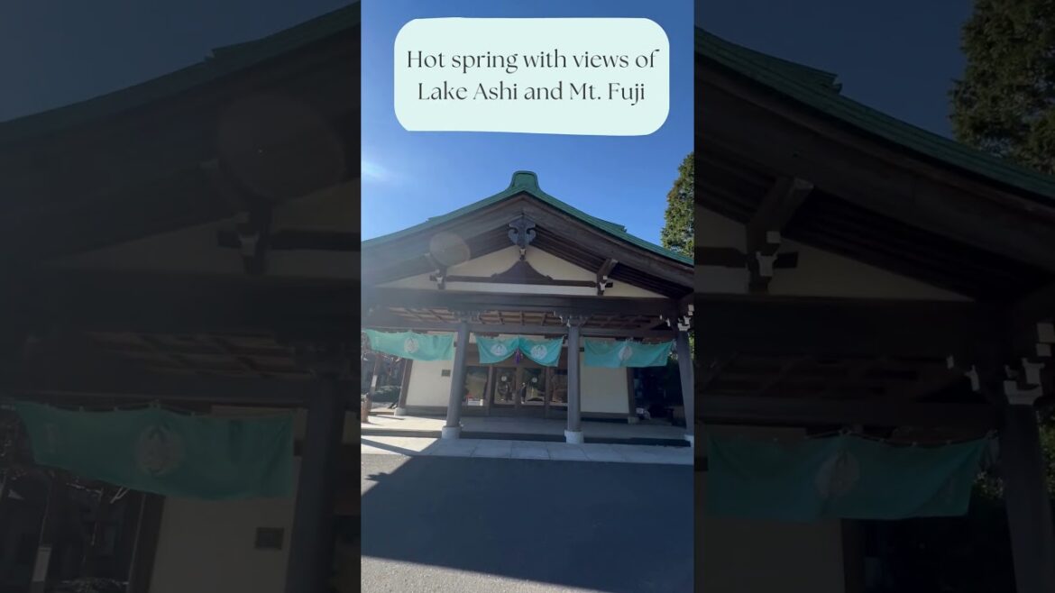 🗻 Ryuguden In Hakone Offers Beautiful Views Over Mt. Fuji 😍🗻