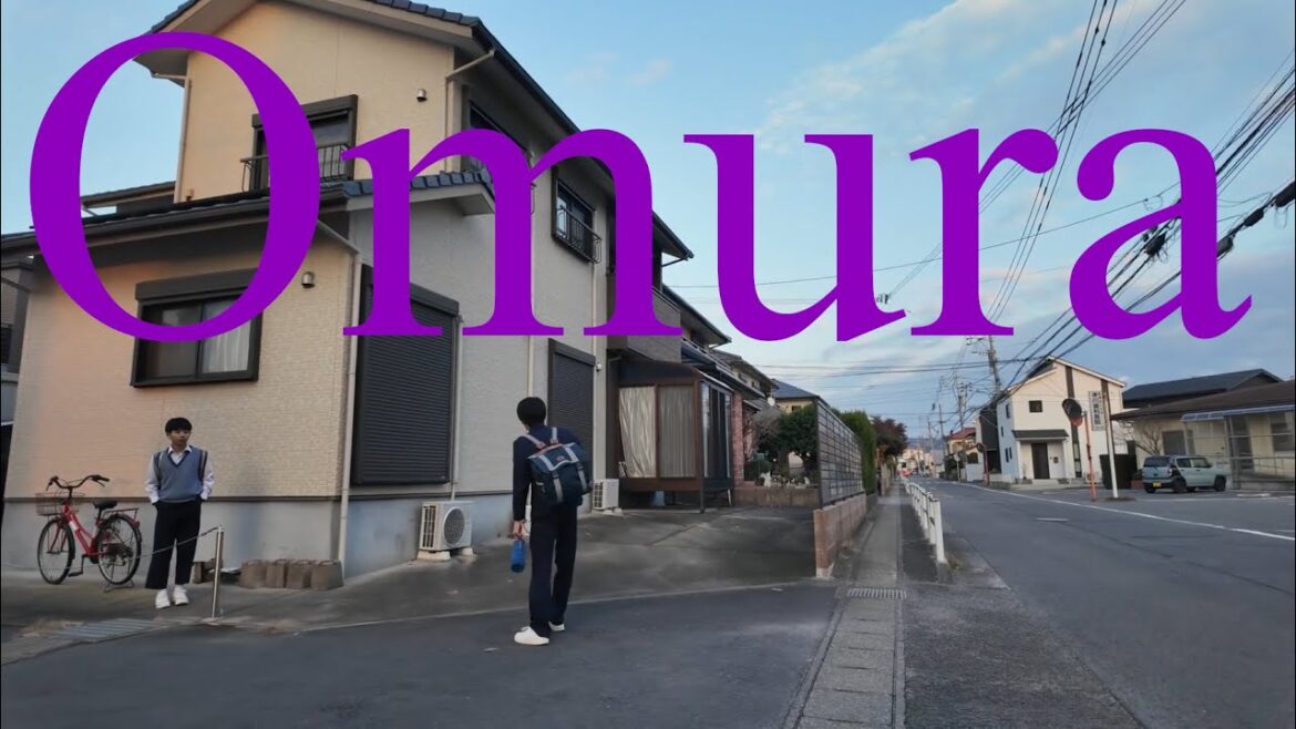 2024年年末に歩く長崎県大村市　Walking Tour in Omura City, Nagasaki, Japan