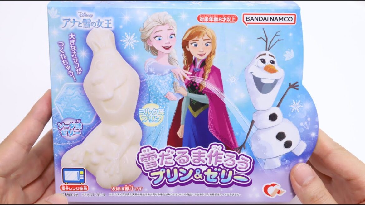 Disney’s Frozen Olaf Milk Pudding Making Kit DIY Candy Disney's Frozen Olaf Milk Pudding Making Kit DIY Candy