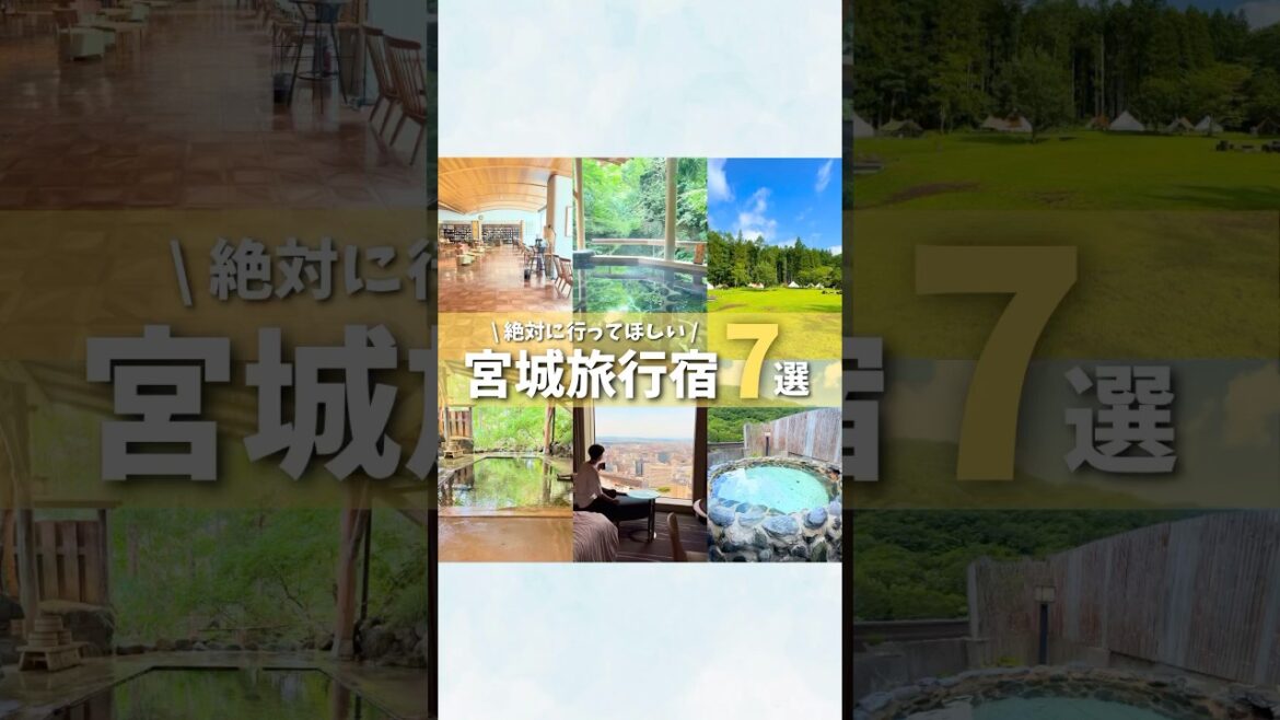 【宮城旅行】絶対に行ってほしい！宮城温泉宿7選♨️#宮城 #宮城旅行 #仙台旅行 #仙台温泉 #宮城温泉 #一の坊 #onsen #ryokan #camp #japantravel #shorts