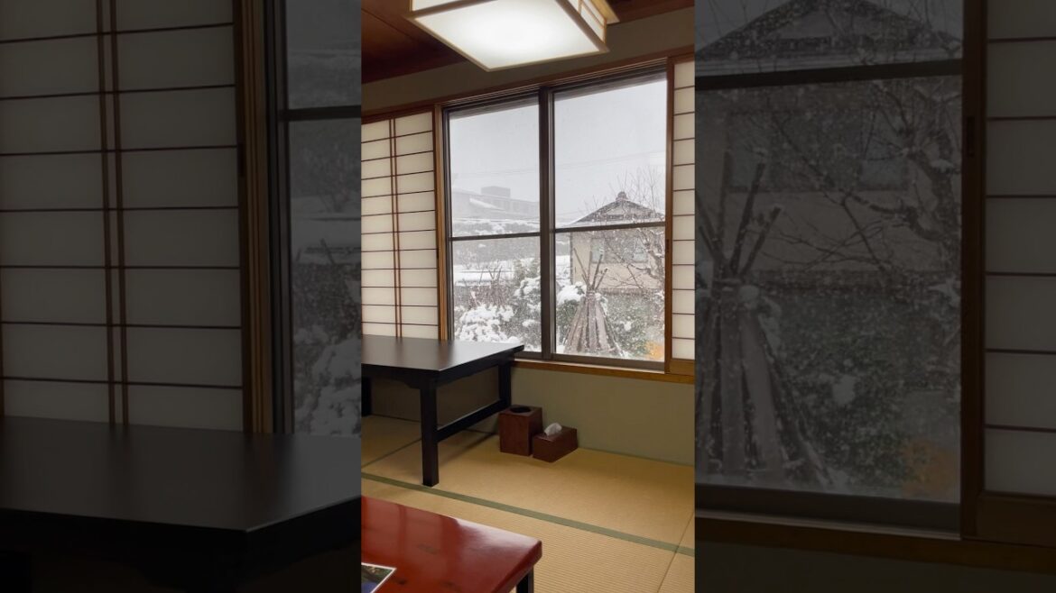 山形西川町出羽屋！在下雪的日子溫暖的房間用餐#日本旅行 #自由行 #美食
