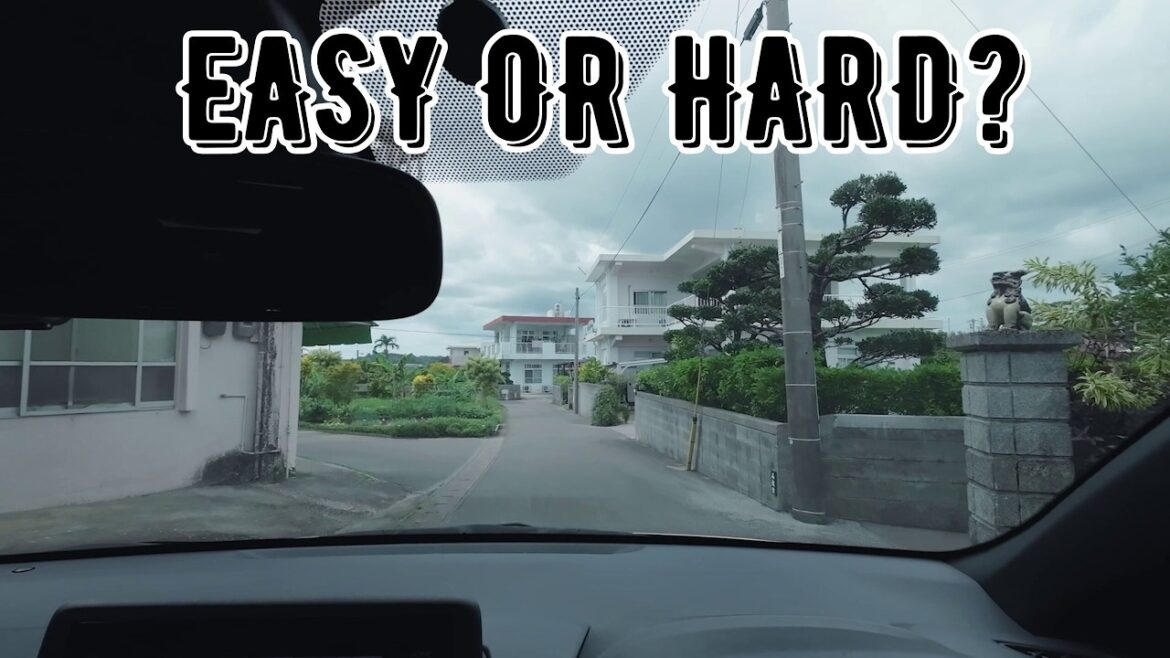 Driving in Okinawa, Japan Driving in Okinawa, Japan