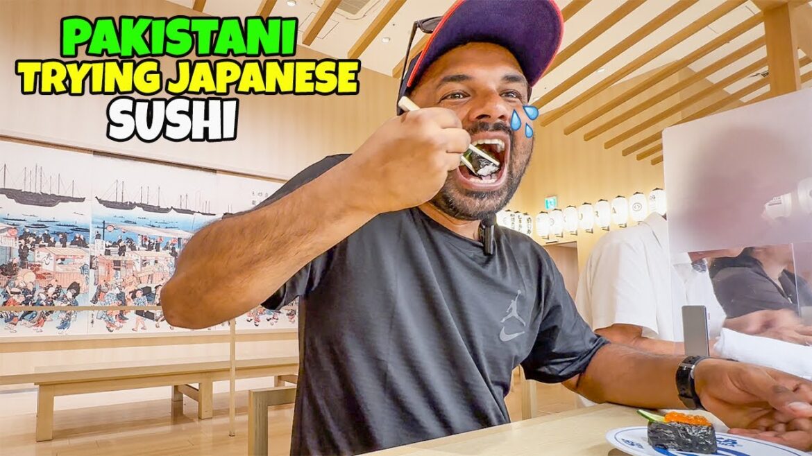 Pakistani Tries Japanese Sushi for the First Time in Japan! π£π―π΅ | PAKISTAN se JAPAN Pakistani Tries Japanese Sushi for the First Time in Japan! π£π―π΅ | PAKISTAN se JAPAN