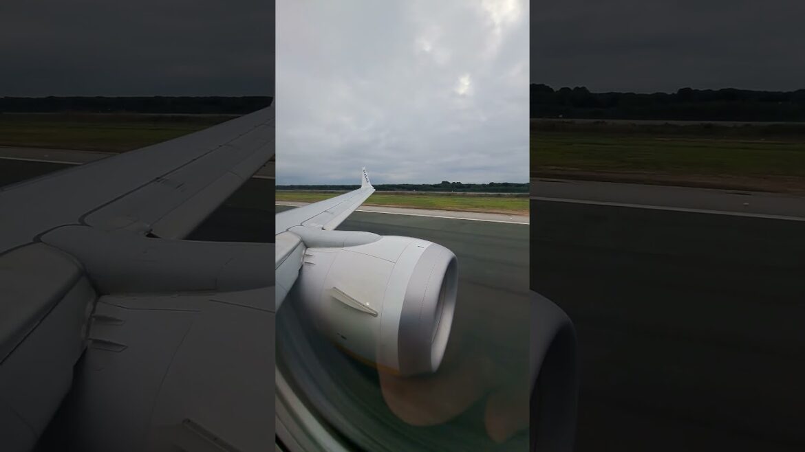737 Max Barcelona Takeoff Runway 24L