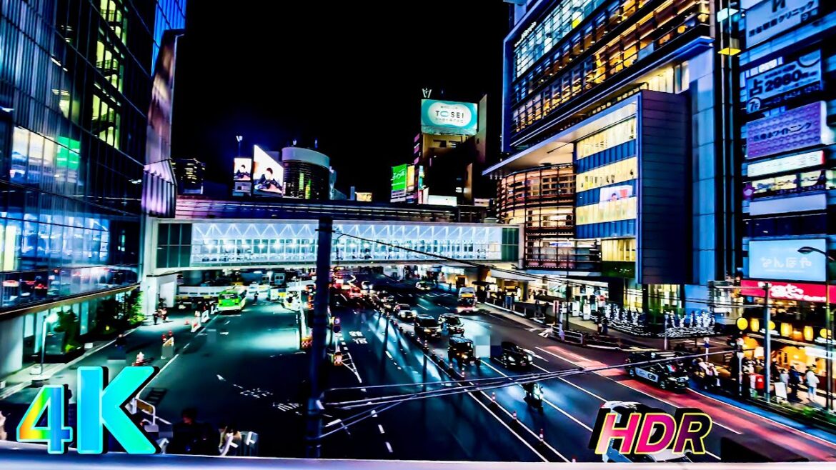 Tokyo: Shibuya to Omotesando Night Walk | 4K Japan Walking Tour