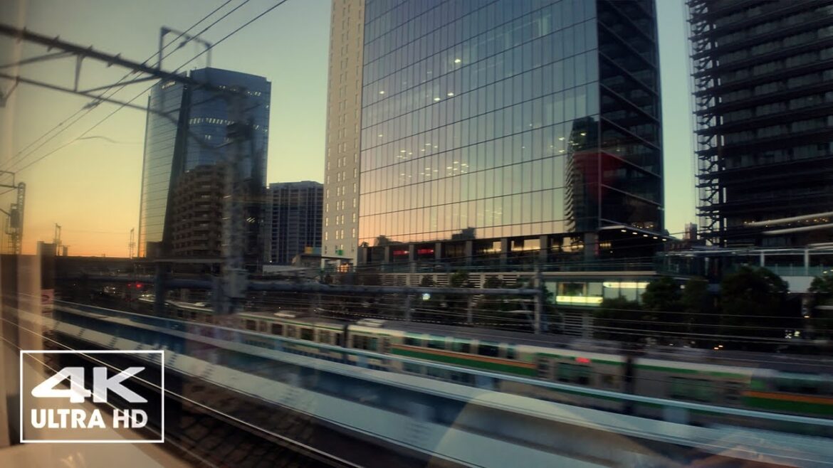 Japanese Train Travel Tokyo to Narita /4K