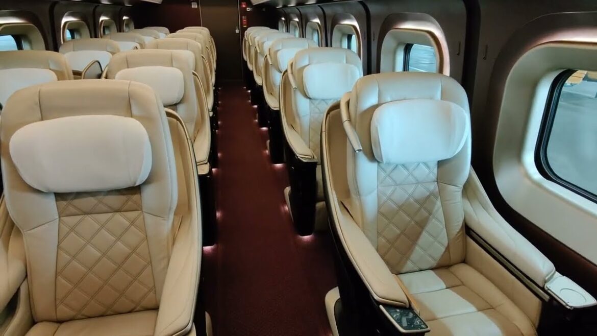 Niigata to Tokyo Station - Aboard E7 Shinkansen - GranClass panoramic view
