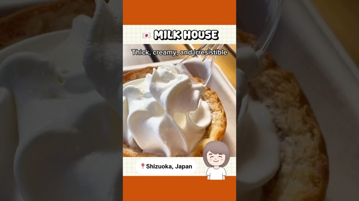 Milk House 🍦#nattochan #eat #travel #Shizuoka #Japan