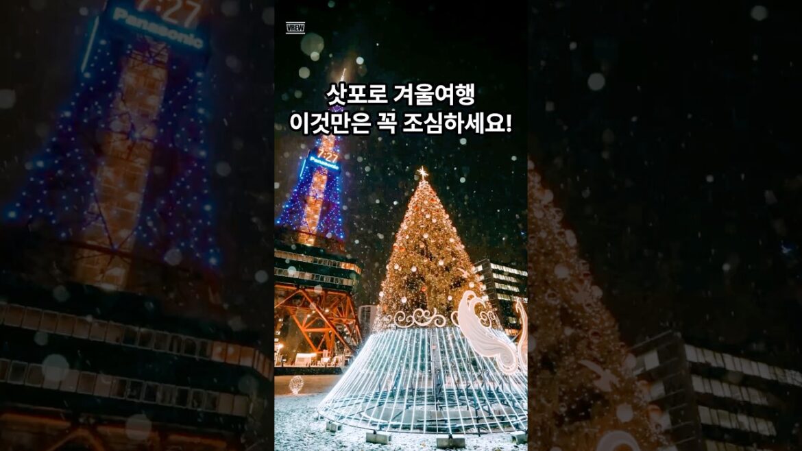 삿포로 겨울여행, 이것만은 꼭 조심! #북해도 #일본여행 #삿포로여행 #홋카이도여행