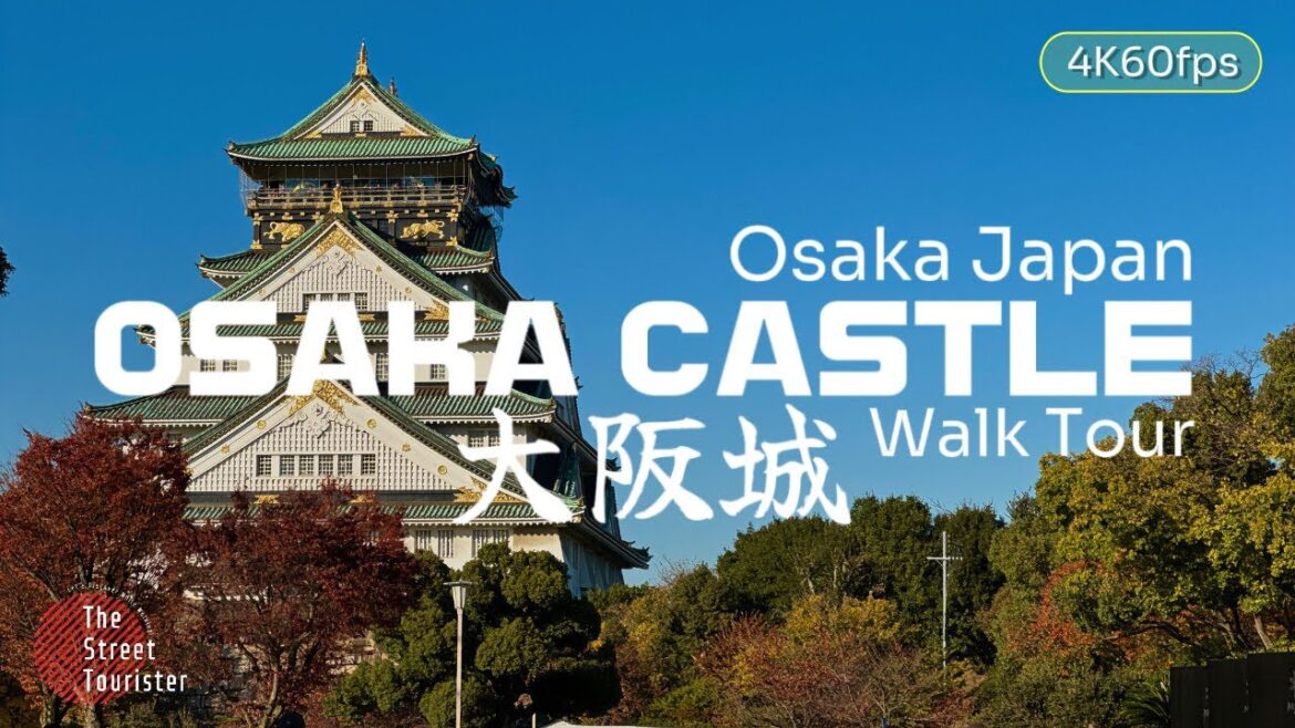 Osaka Japan OSAKA CASTLE 大阪城 Walk Tour 2024 [4K60fps]