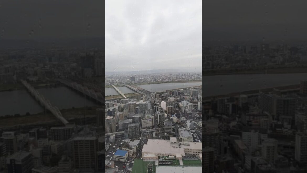 THIS OBSERVATORY HAS THE BEST VIEWS OF OSAKA #travel #Osaka #japan