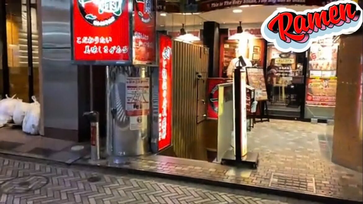 Underground Ramen Restaurant in Ichiran | Japanese Street Food